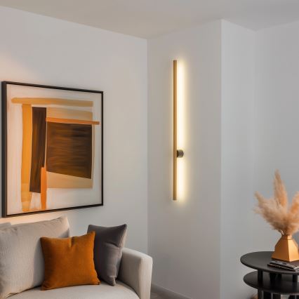 Brilagi - Aplique LED WOODY LINE LED/12W/230V 120 cm roble