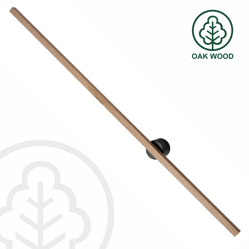 Brilagi - Aplique LED WOODY LINE LED/12W/230V 120 cm roble