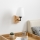 Brilagi - Aplique NUBILA WOOD 1xE27/25W/230V roble/blanco