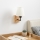 Brilagi - Aplique NUBILA WOOD 1xE27/25W/230V roble/color crema
