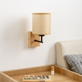 Brilagi - Aplique NUBILA WOOD 1xE27/25W/230V roble/marrón claro
