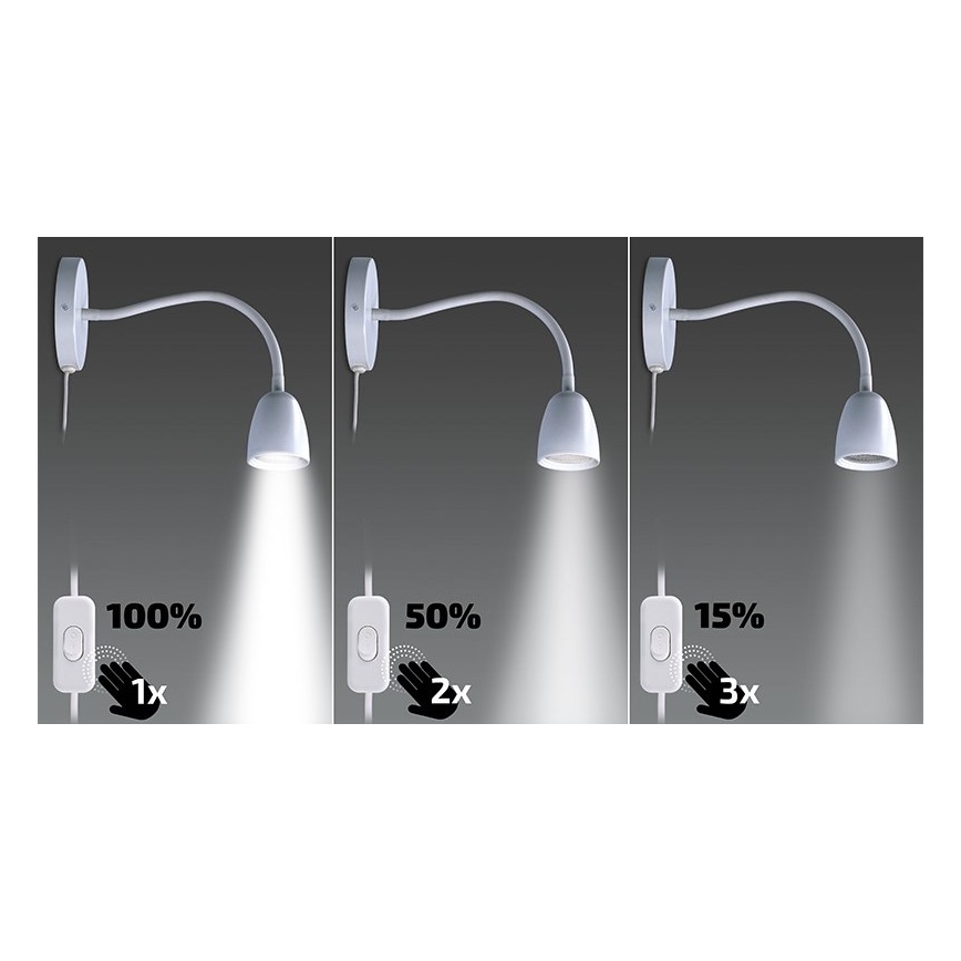Brilagi - Aplique regulable LED LED/4W/230V