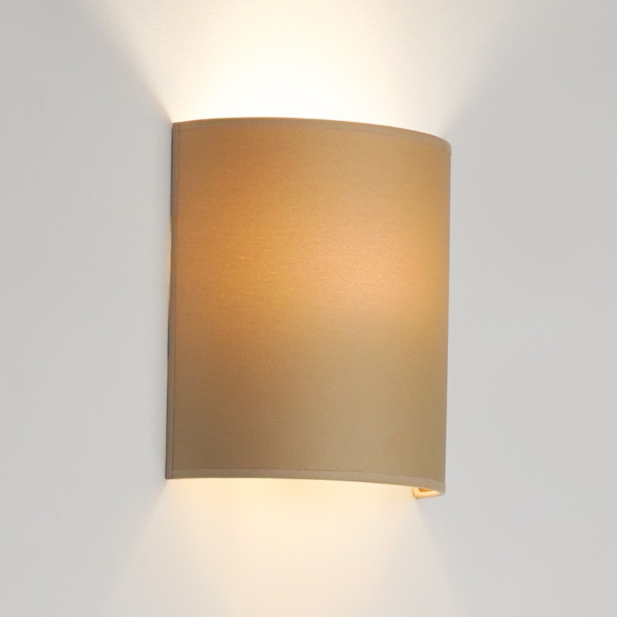 Brilagi - Aplique SEMI 1xE27/15W/230V beige