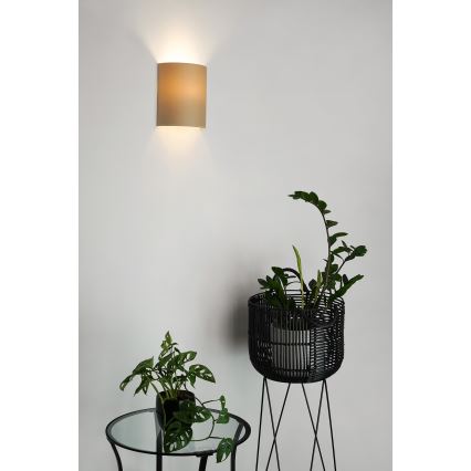 Brilagi - Aplique SEMI 1xE27/15W/230V beige