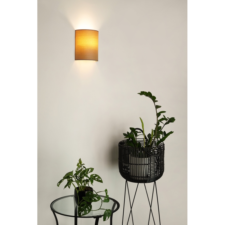 Brilagi - Aplique SEMI 1xE27/15W/230V beige