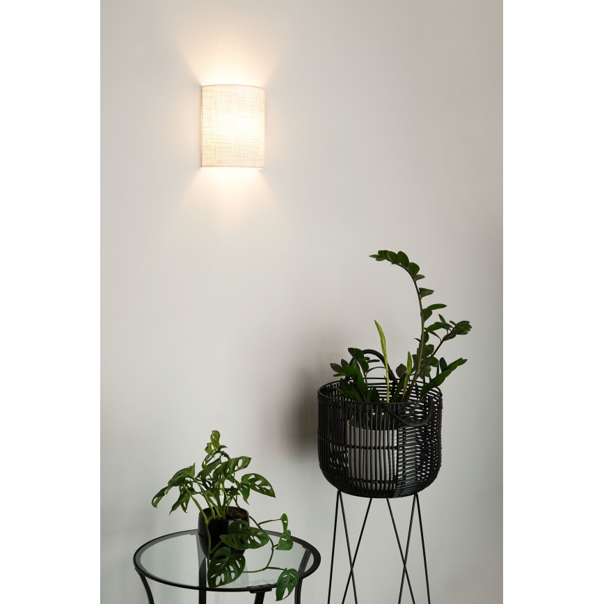 Brilagi - Aplique SEMI 1xE27/15W/230V gris claro