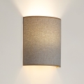 Brilagi - Aplique SEMI 1xE27/15W/230V gris claro
