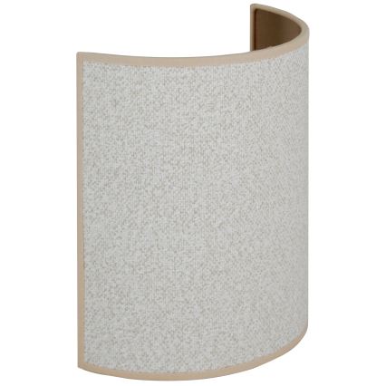Brilagi - Aplique SEMI 1xE27/15W/230V gris claro