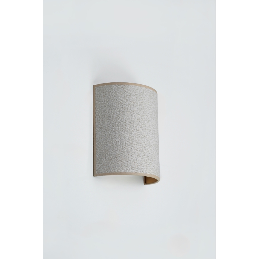 Brilagi - Aplique SEMI 1xE27/15W/230V gris claro