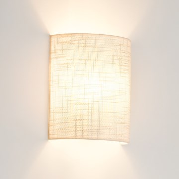 Brilagi - Aplique SEMI 1xE27/15W/230V gris