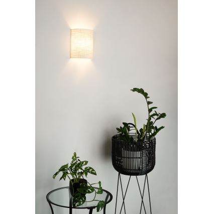 Brilagi - Aplique SEMI 1xE27/15W/230V gris