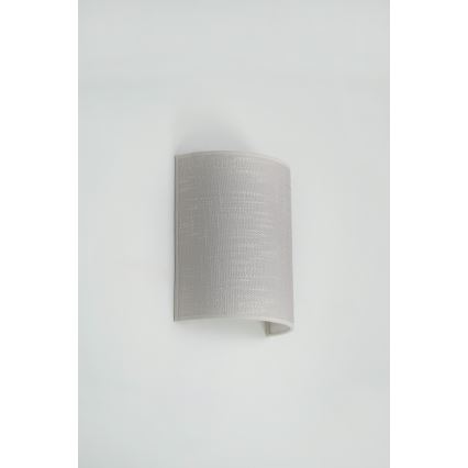 Brilagi - Aplique SEMI 1xE27/15W/230V gris