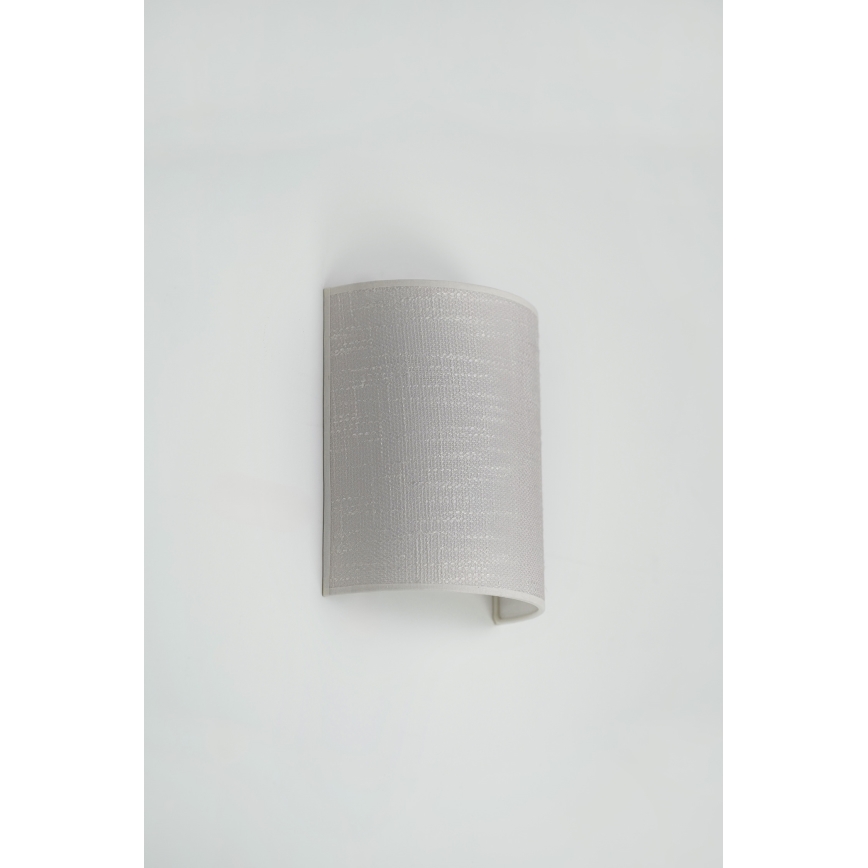 Brilagi - Aplique SEMI 1xE27/15W/230V gris
