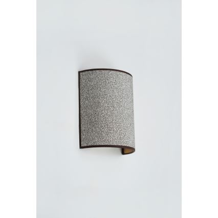 Brilagi - Aplique SEMI 1xE27/15W/230V gris