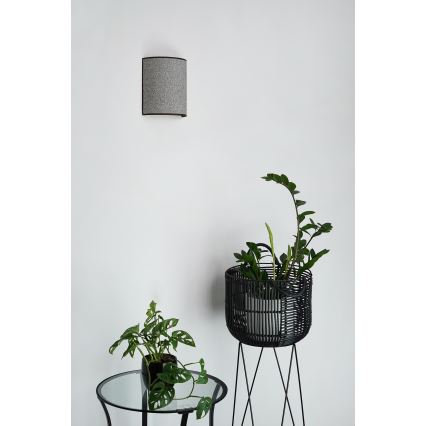 Brilagi - Aplique SEMI 1xE27/15W/230V gris