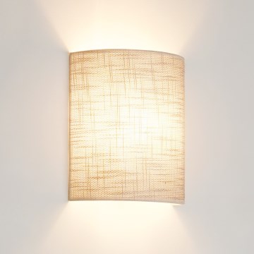 Brilagi - Aplique SEMI 1xE27/15W/230V gris oscuro