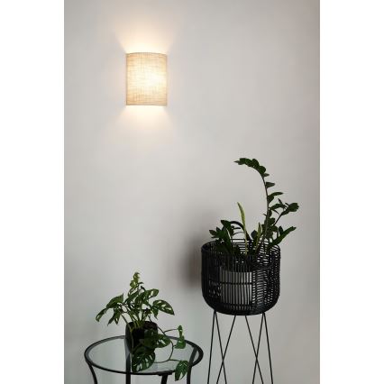 Brilagi - Aplique SEMI 1xE27/15W/230V gris oscuro