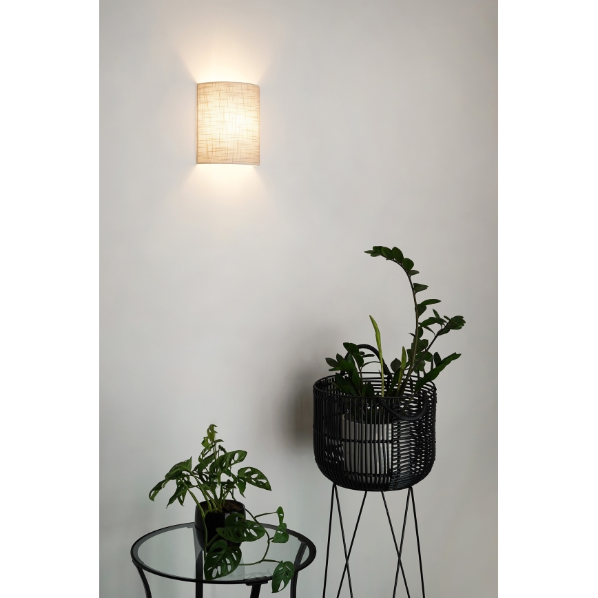 Brilagi - Aplique SEMI 1xE27/15W/230V gris oscuro