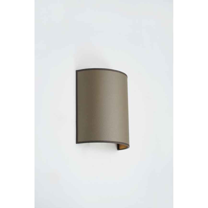 Brilagi - Aplique SEMI 1xE27/15W/230V marrón