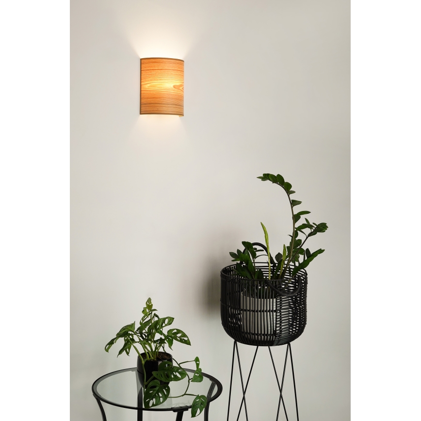 Brilagi - Aplique SEMI 1xE27/15W/230V marrón
