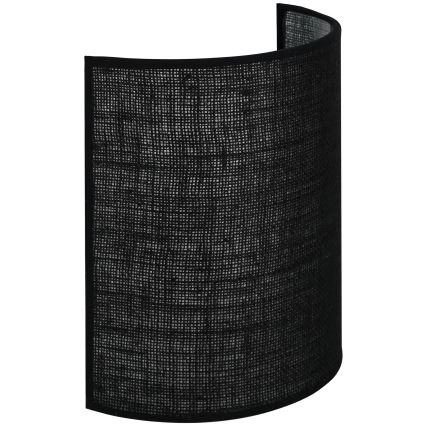 Brilagi - Aplique SEMI 1xE27/15W/230V negro