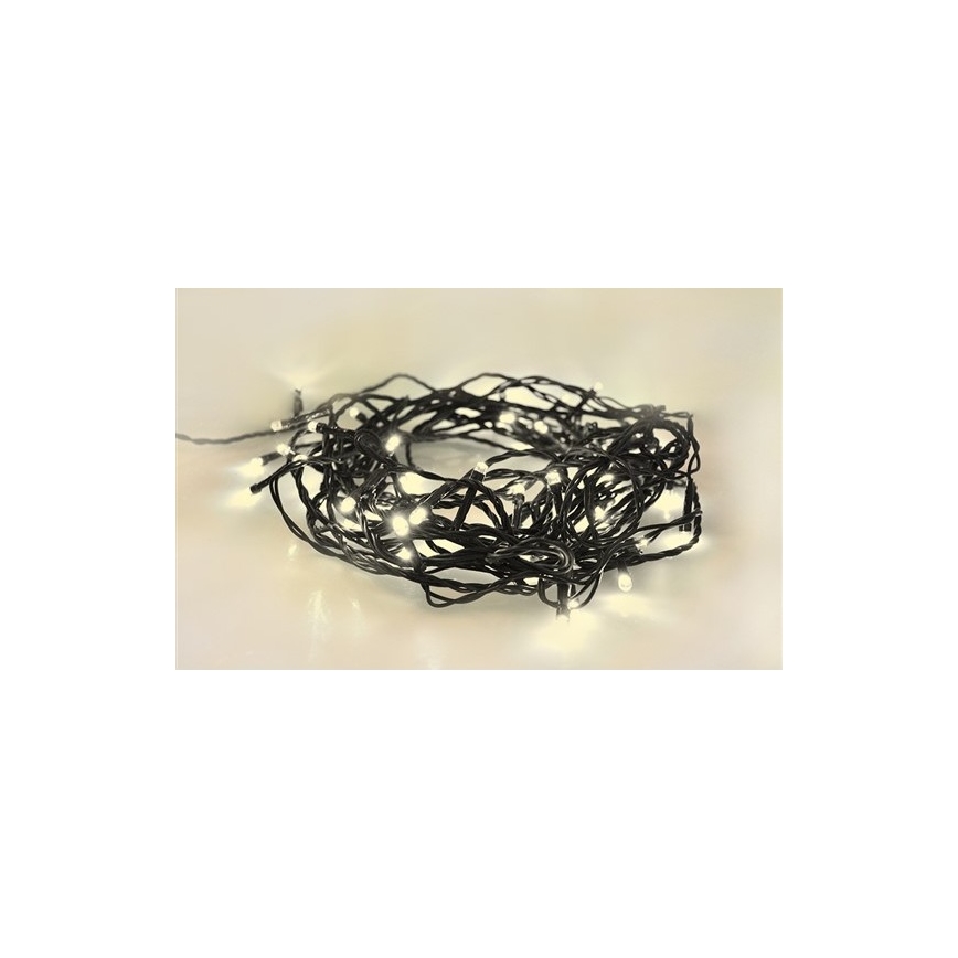 Brilagi - Cadena decorativa LED para exteriores 100xLED/8 funciones 13 m IP44 blanco cálido