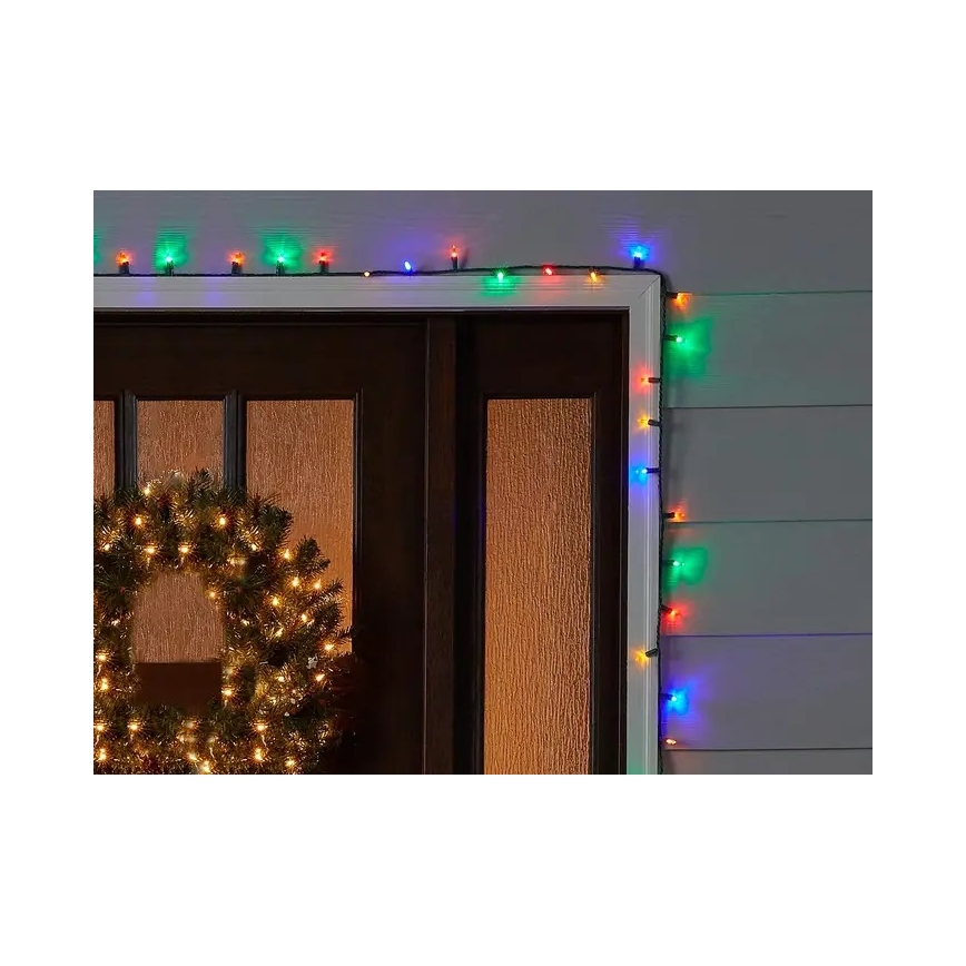 Brilagi - Cadena LED de Navidad para exteriores 200xLED/2 funciones 25m IP44 multicolor