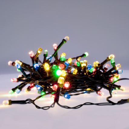 Brilagi - Cadena LED de Navidad para exteriores 200xLED/2 funciones 25m IP44 multicolor