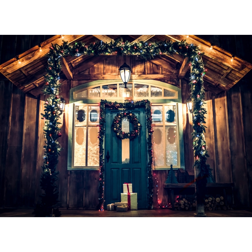 Brilagi - Cadena LED de Navidad para exteriores 200xLED/2 funciones 25m IP44 multicolor