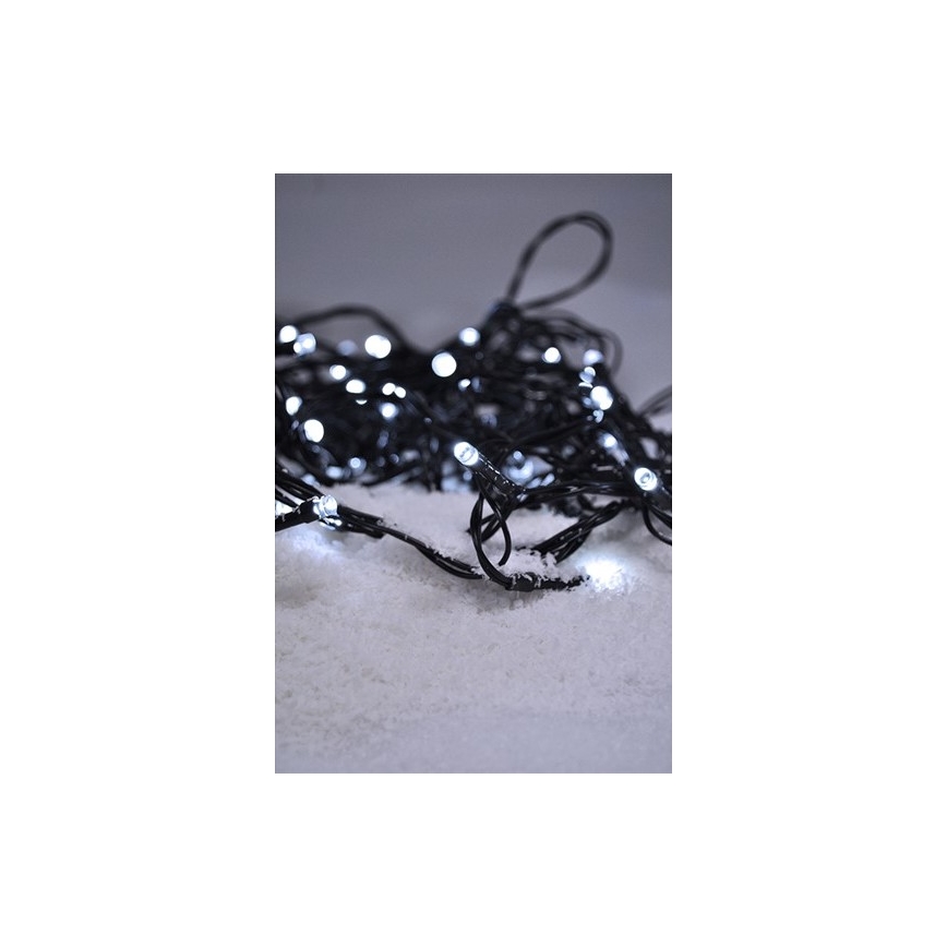 Brilagi - Cadena LED de Navidad para exteriores 200xLED/8 funkcí 23 m IP44 blanco frío