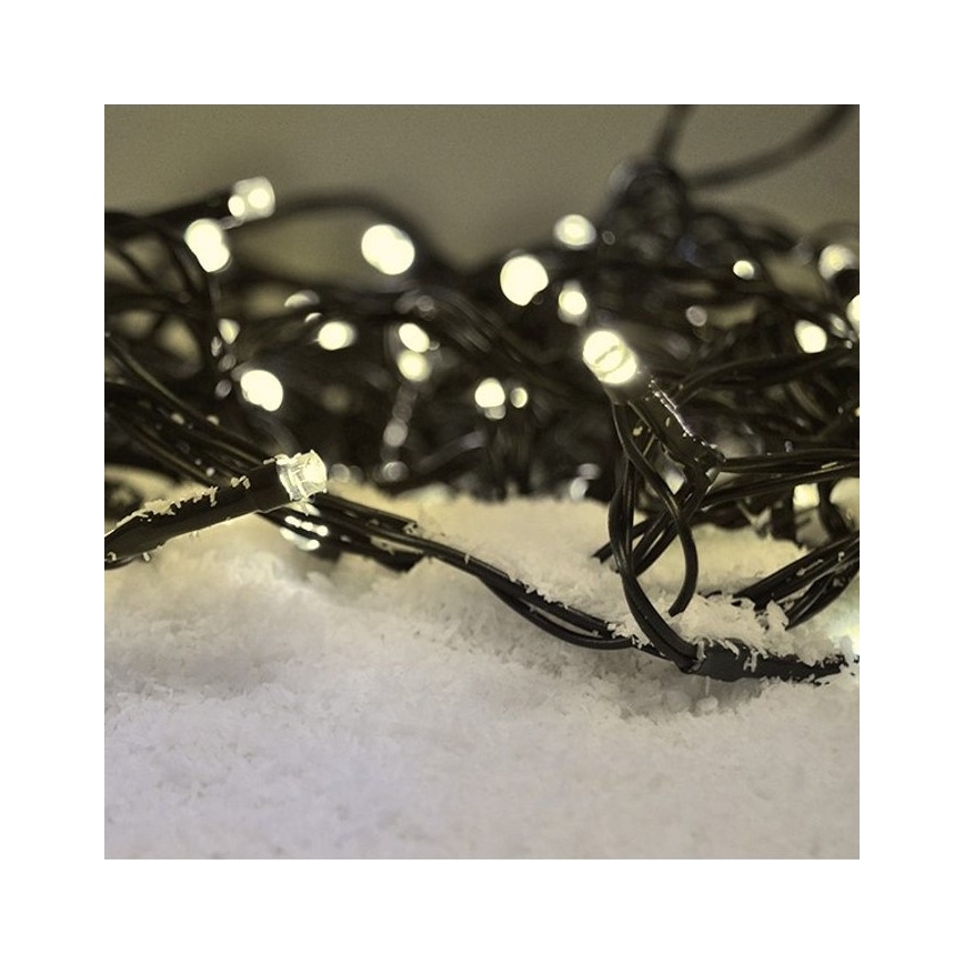Brilagi - Cadena LED de Navidad para exteriores 700xLED/8 funciones 75m IP44 blanco cálido