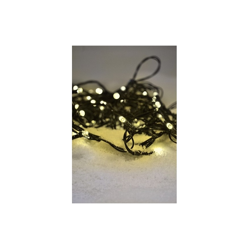 Brilagi - Cadena LED de Navidad para exteriores 700xLED/8 funciones 75m IP44 blanco cálido