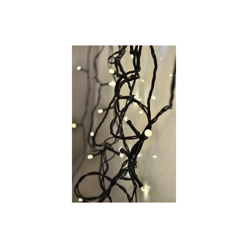 Brilagi - Cadena LED de Navidad para exteriores 700xLED/8 funciones 75m IP44 blanco cálido
