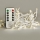 Brilagi - Cadena navideña LED para exterior 120xLED/8 funciones/3xAA 9,5m blanco IP44 blanco cálido + control remoto