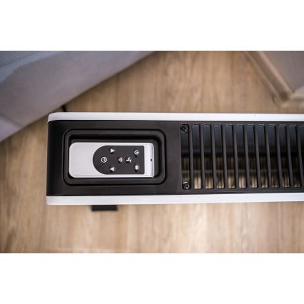 Brilagi - Convector eléctrico 1000/1300/2300W LCD/temporizador/TURBO/termostato blanco + CR