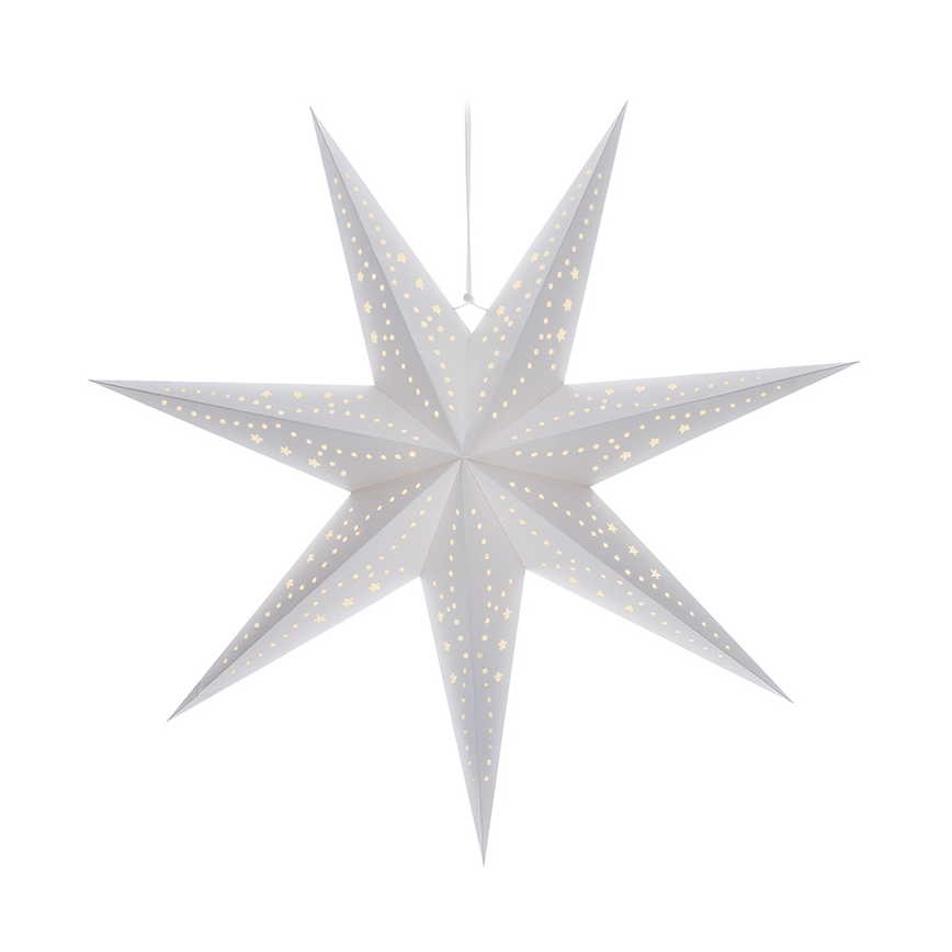 Brilagi - Decoración navideña LED LED/2xAA estrella blanco cálido