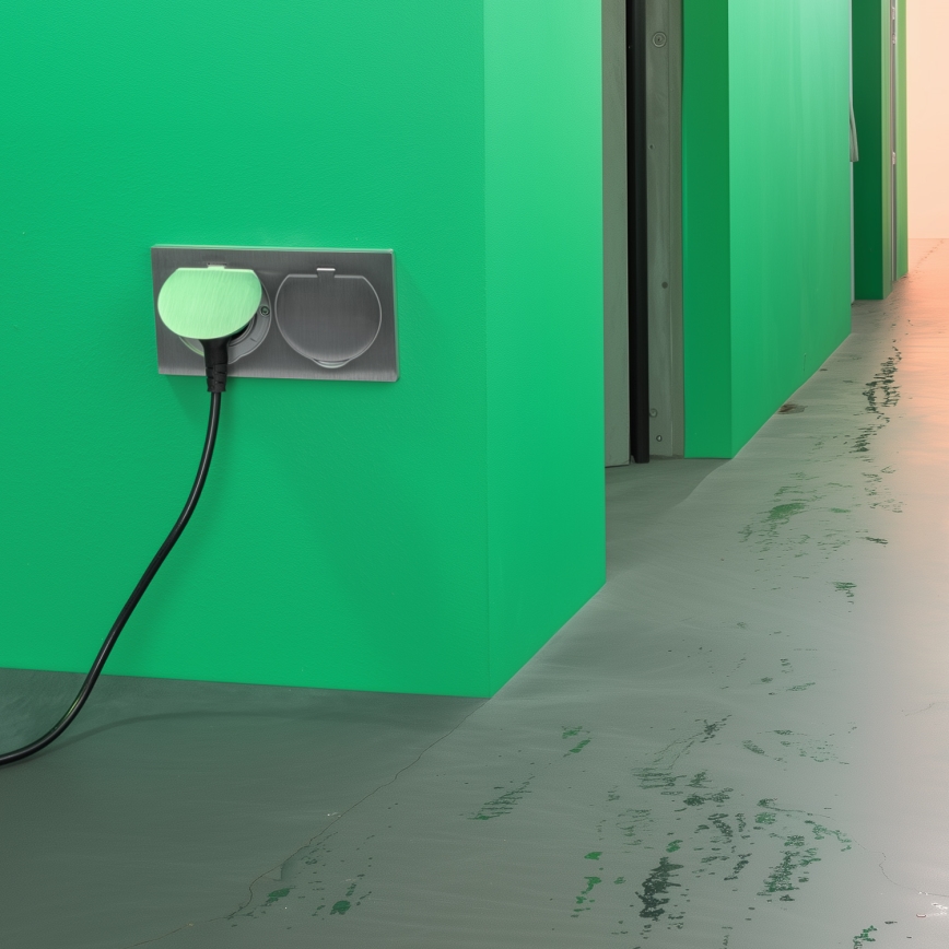 Brilagi - Enchufe doble de suelo empotrable de exterior IP55 rectangular plata