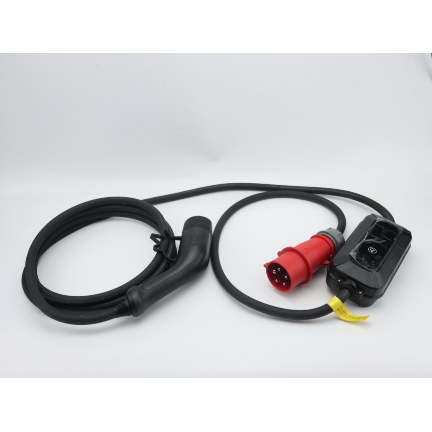 Brilagi - Estación de carga para coches eléctricos FAST AC Tipo 2 16A/380V 11kW + enchufe 230V, 3,7kW 5m + estuche