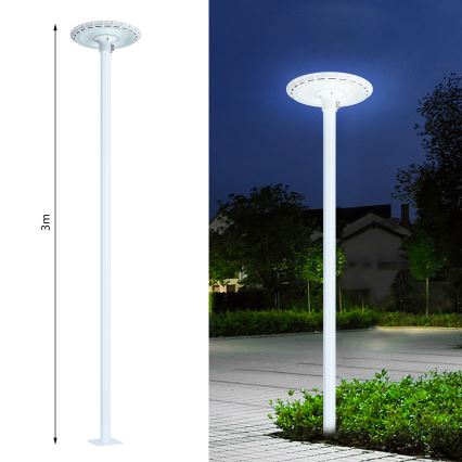 Brilagi - Farola LED URBANSPARK LED/120W/230V blanco IP65