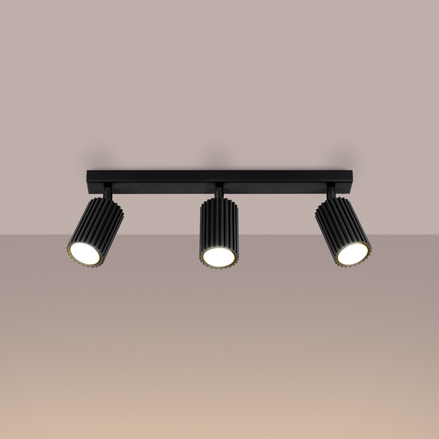 Brilagi - Foco CRESTO 3xGU10/10W/230V negro
