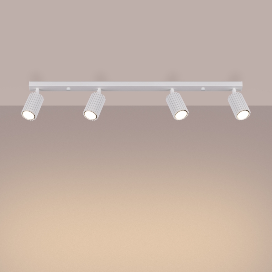 Brilagi - Foco CRESTO 4xGU10/10W/230V blanco