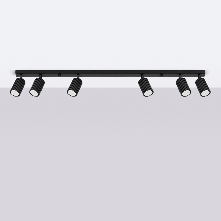 Brilagi - Foco CRESTO 6xGU10/10W/230V negro