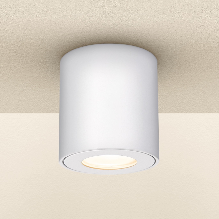 Brilagi - Foco de baño MIA 1xGU10/30W/230V 84x80 mm blanco IP54