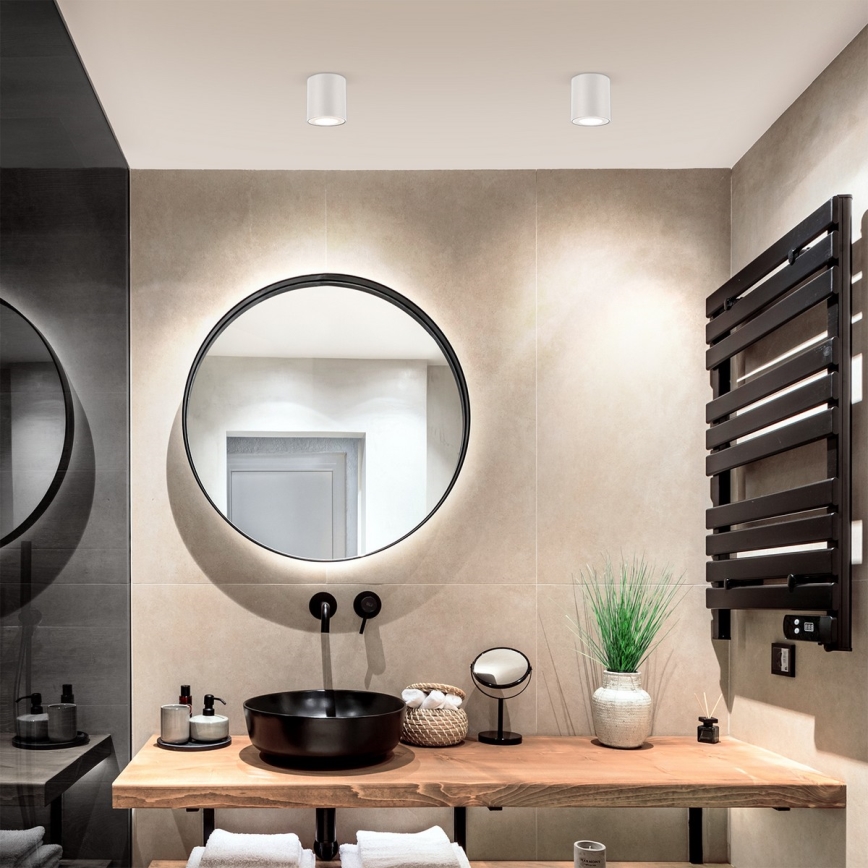 Brilagi - Foco de baño MIA 1xGU10/30W/230V 84x80 mm blanco IP54