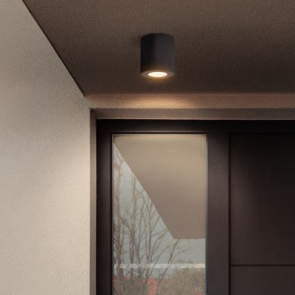 Brilagi - Foco de baño MIA 1xGU10/30W/230V 84x80 mm negro IP54