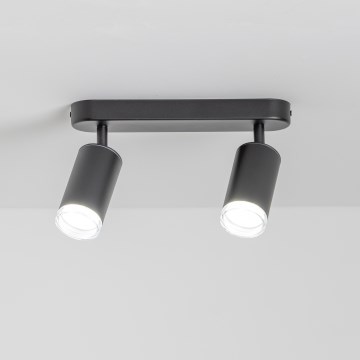 Brilagi - Foco de baño SELE 2xGU10/30W/230V IP44 negro