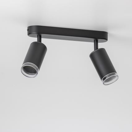 Brilagi - Foco de baño SELE 2xGU10/30W/230V IP44 negro