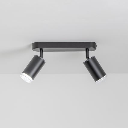Brilagi - Foco de baño SELE 2xGU10/30W/230V IP44 negro