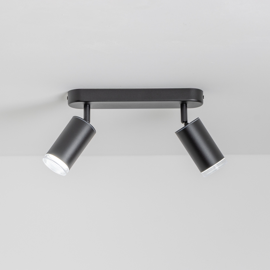Brilagi - Foco de baño SELE 2xGU10/30W/230V IP44 negro