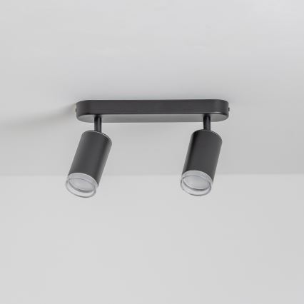 Brilagi - Foco de baño SELE 2xGU10/30W/230V IP44 negro